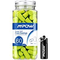 Mpow 055A Ohrstöpsel Gehörschutz 60 Paar- 34dB SNR-Gehörschutzstöpsel mit Tragbarer Aluminium-Box- Weichen…